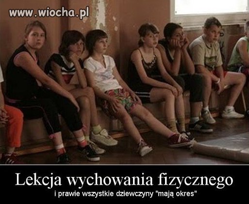 Zwolnione z w-f 