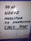 Cennik parafii w gminie Radwanice