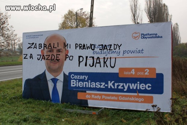 Pijany ale porządzi tylko zagłosujcie