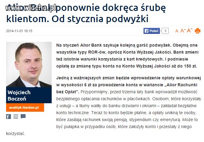 Podwyżki, podwyżki...
