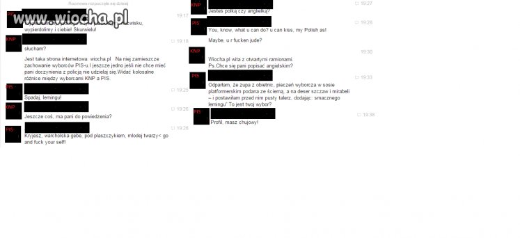 Wyborczyni PIS-u vs młody wyborca KNP 