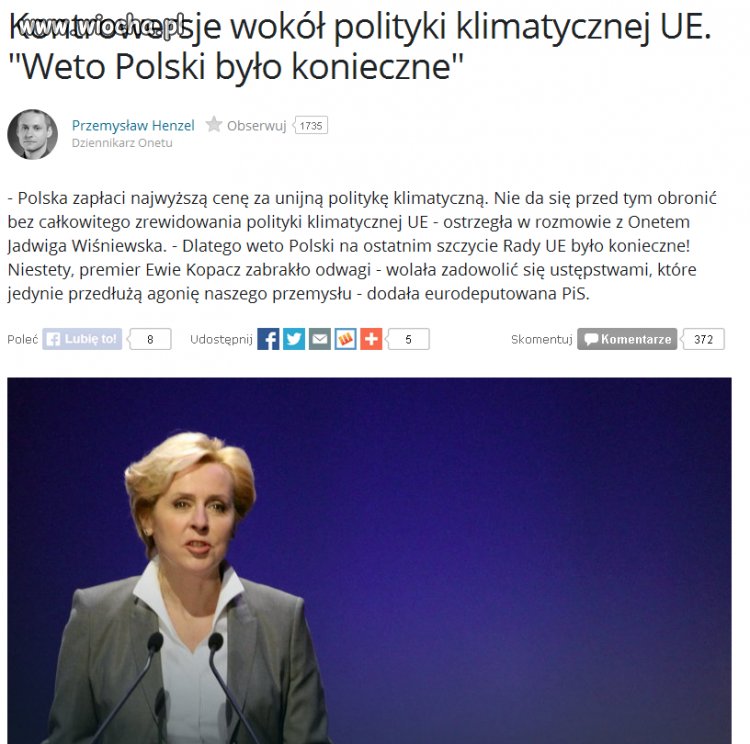 Nasza kochana Pani Premier jak jej poprzednik
