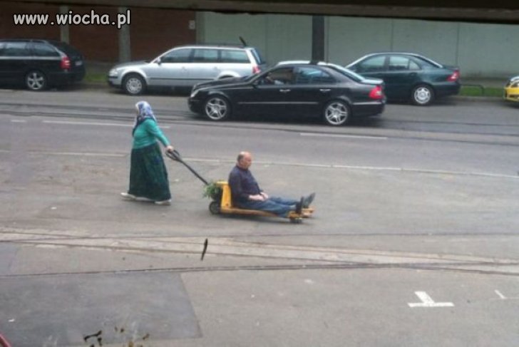 Cygański transport.