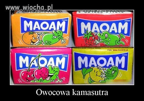 Guma owocowa czy do stosunku