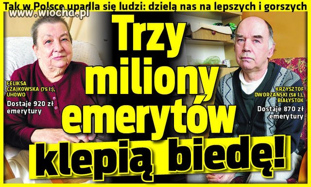 To nie koniec, mamy pracować do 70 tki !