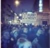 Protest przed siedzibą PKW