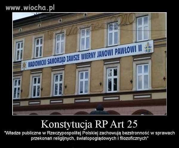 Konstytucja swoje