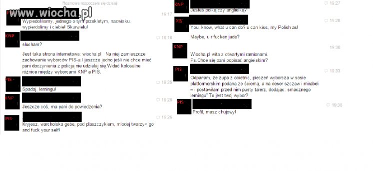 Wyborczyni PIS-u vs młody wyborca KNP 