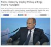Putin chyba nabrał szacunku do Polski...
