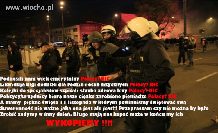 Robimy zadymy nie wtedy kiedy mamy 