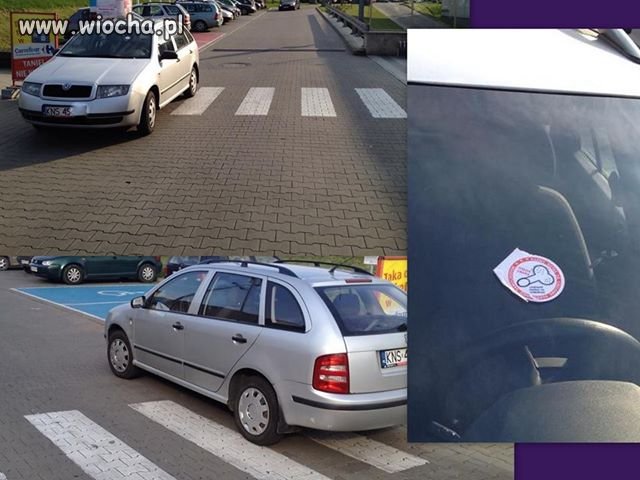 Ktos miał pod ręką nalepkę, ciekawe czy zrozumie