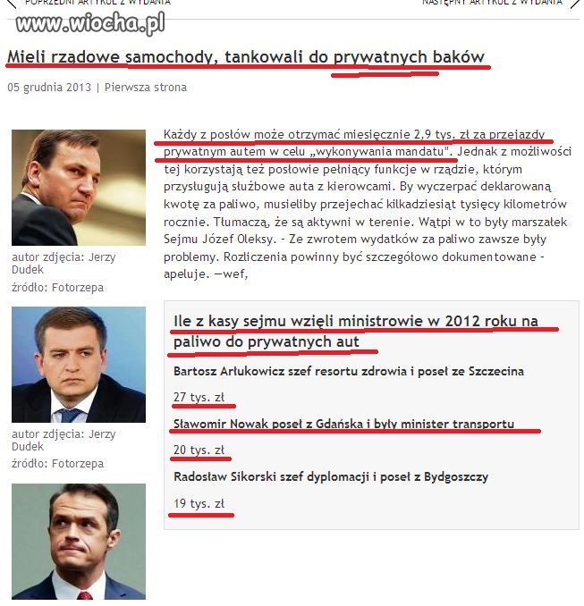 Kolejne ptaszki, tym razem w PO