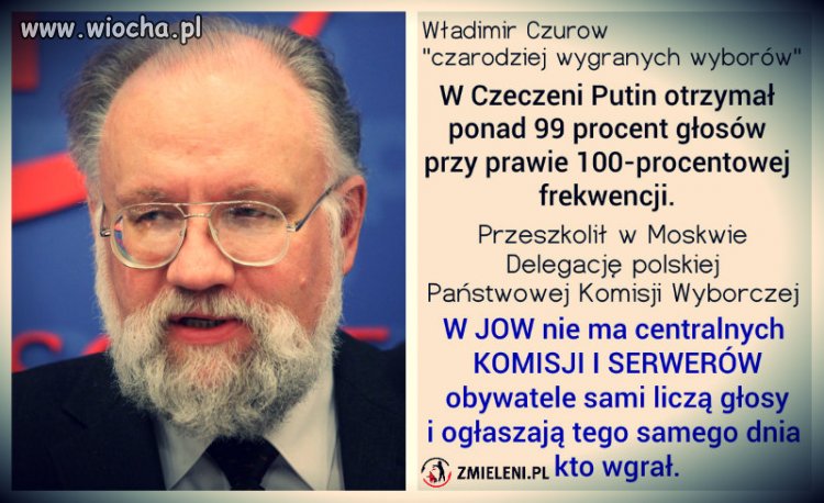 Ten Pan szkoli naszą Państwową Komisje Wyborczą!