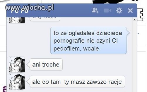 Oglądanie dziecięcej pornografii to nie pedofilia.