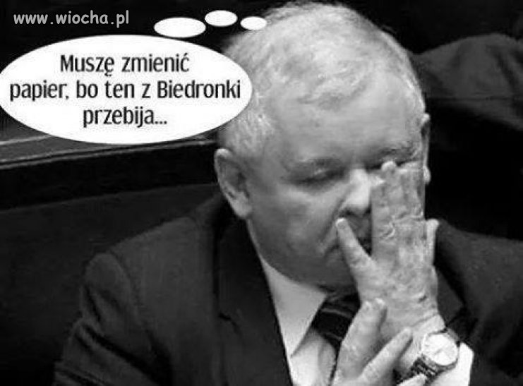 Odkąd wydalił Hofmana sam się musi podcierać 