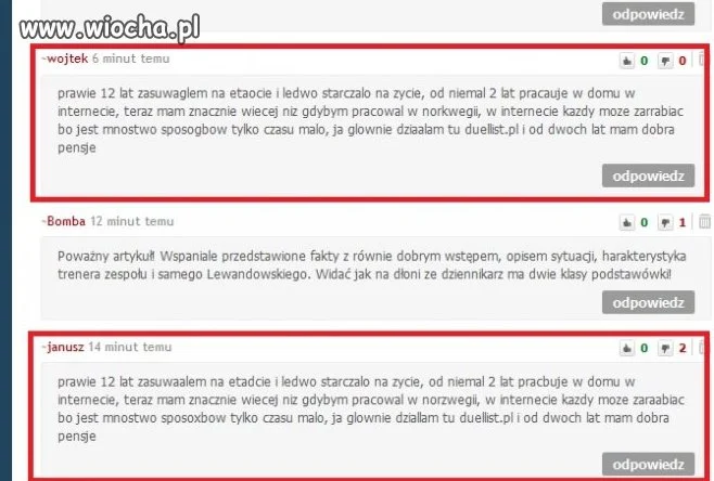 Wojtek Janusz dwa bratanki... 100% sobowtóry 
