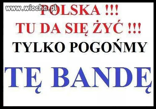 Ja też tak myślę bo mamy piękny kraj