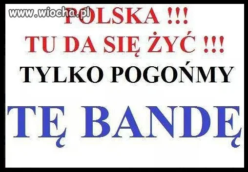 Ja też tak myślę bo mamy piękny kraj