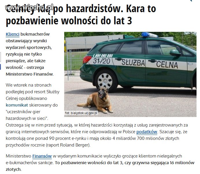 Obstawiasz mecze? Możesz trafić do pudła na 3lata.