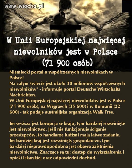 Takie mamy "idealne" warunki do życia, nawet