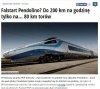 Wjazd to miał tylko na peron pchany przez TOMKA