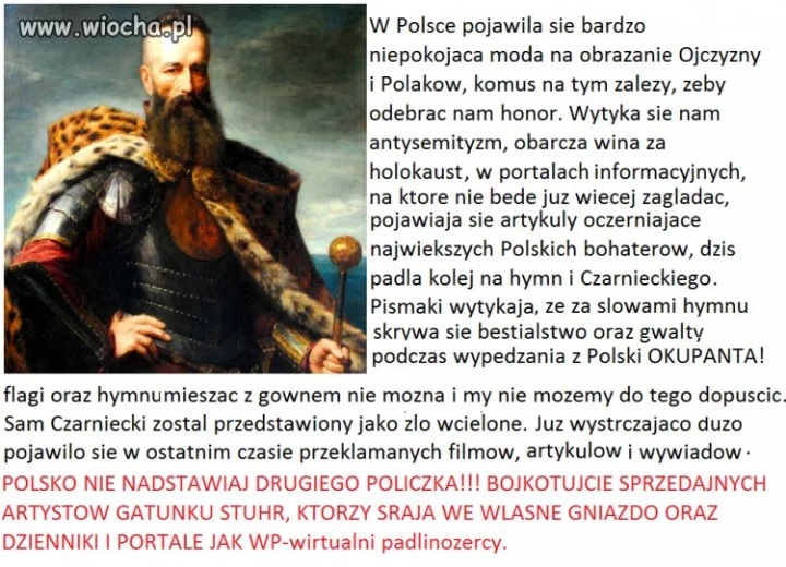 Przed 11 listopada antypolska propaganda.