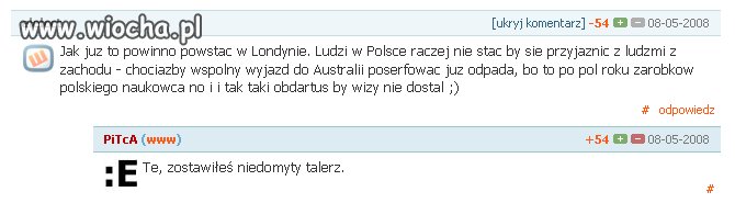 Bo u nas  w UK...