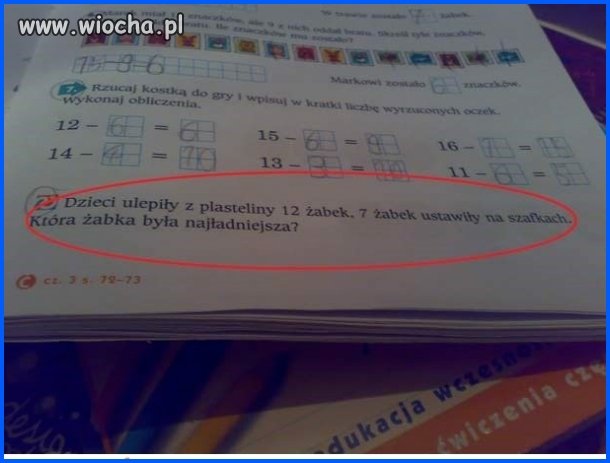 Zadanie dla 9-latka