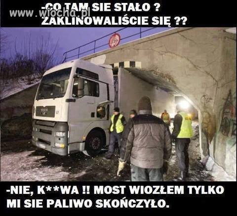 Co tam się stało Panie kierowco? 