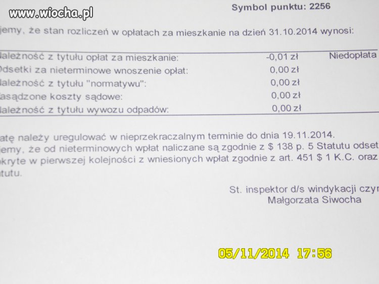 Mega niedopłata, przesyłka jakieś 350 x tyle warta