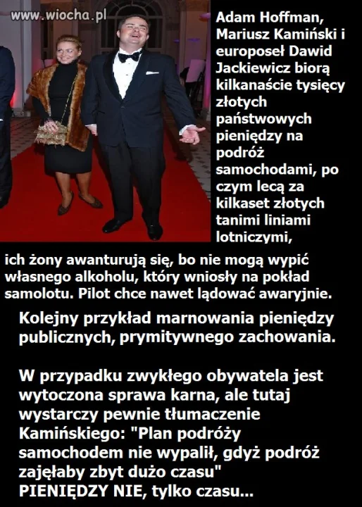 Obraz egoizmu, chamstwa, pazerności,