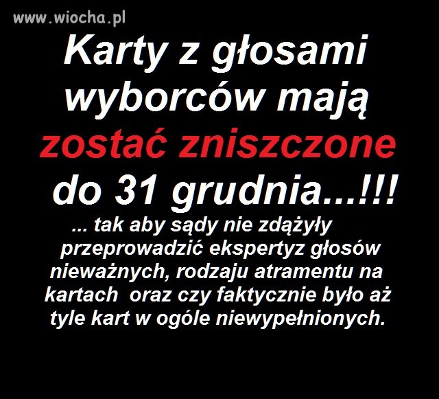 A tak PATOLOGIA OBYWATELSKA pozbywa się