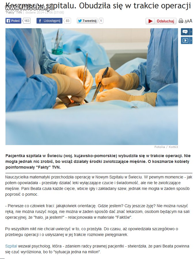 Sytuacja jedna na milion