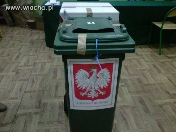 Urna do głosowania w Chorzowie