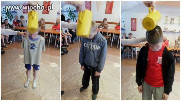 "Polewali wychowanków pomyjami"