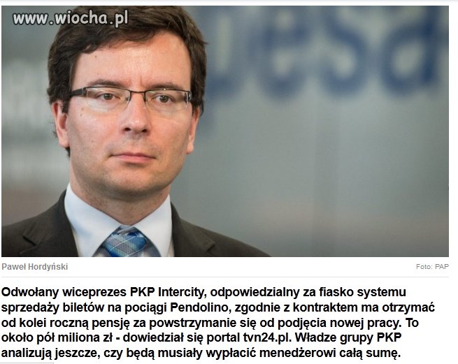 Płacić komuś przez rok obrzymie pieniądze
