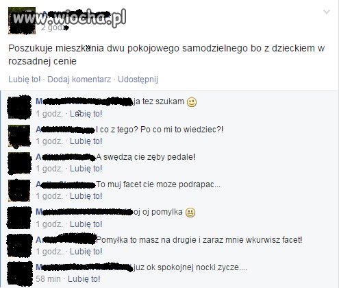 Nie ma to jak przyszła, spokojna lokatorka