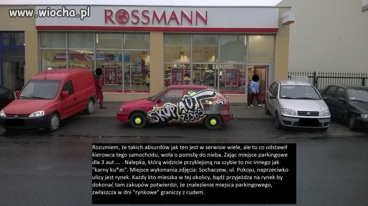 Taki tam samochód zaparkowany inaczej