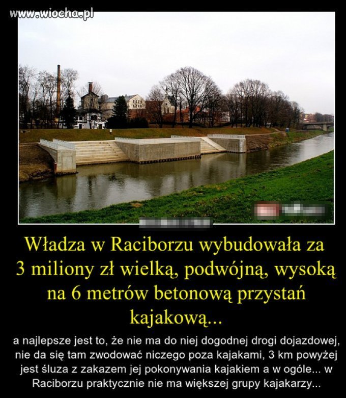 W Raciborzu betonowa przystań za 3.000.000zł