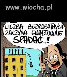 Bezrobocie spada 