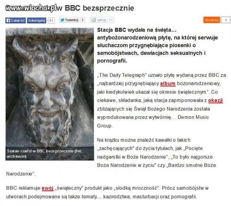 Szatan rządzi w BBC 