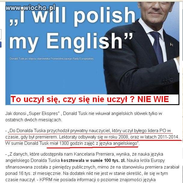 "Donald jesteś ograniczony, siadaj do ławki-pała"