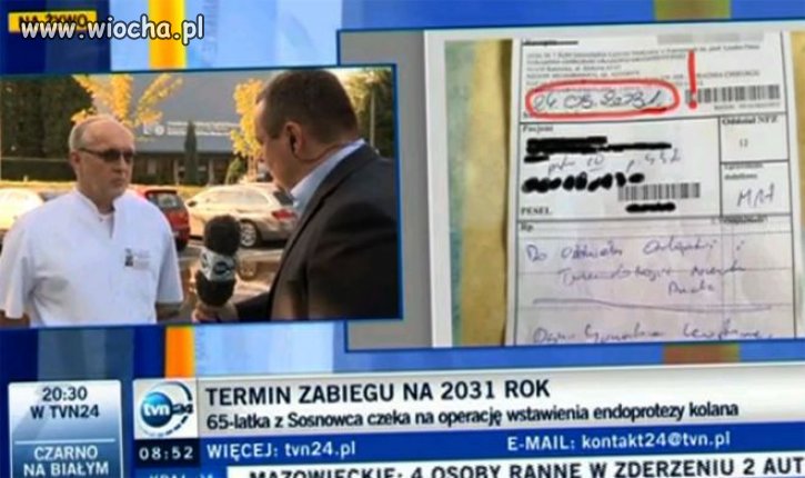 Czas oczekiwania na zabieg 17 lat!!!skandal