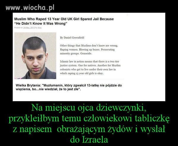 I jeszcze dziada wysmarować smalcem wieprzowym