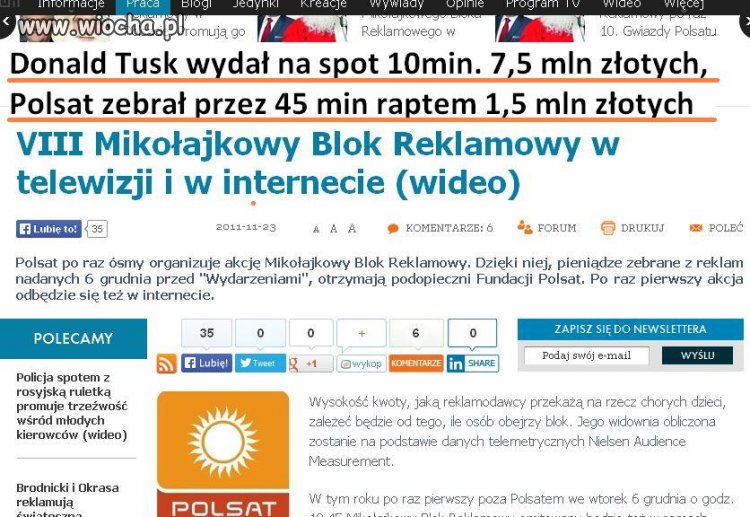 Blok reklamowy w POLSAT fajnie, liczy się 