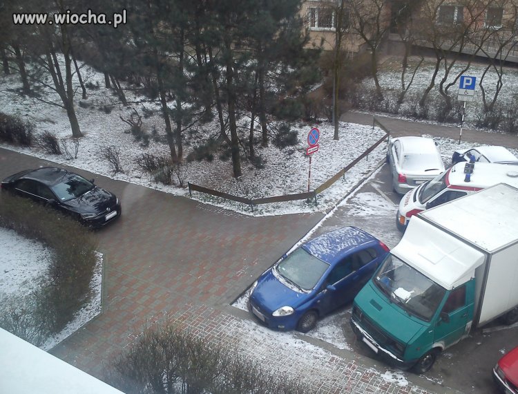 Właściciel VW poczuł magię świąt.