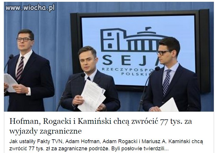 Pomyślcie jakie jeszcze wały można zrobić w sejmie