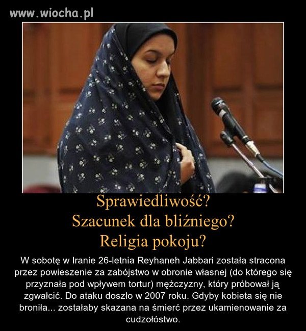 Chore prawo szariatu...
