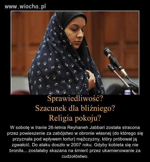 Chore prawo szariatu...