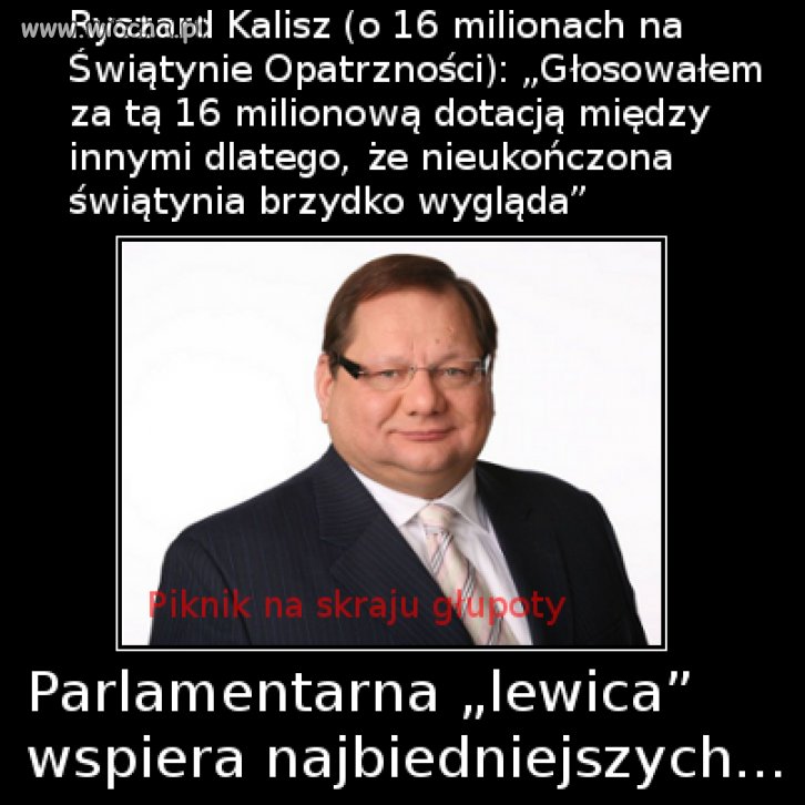 I to ma być lewicowiec?